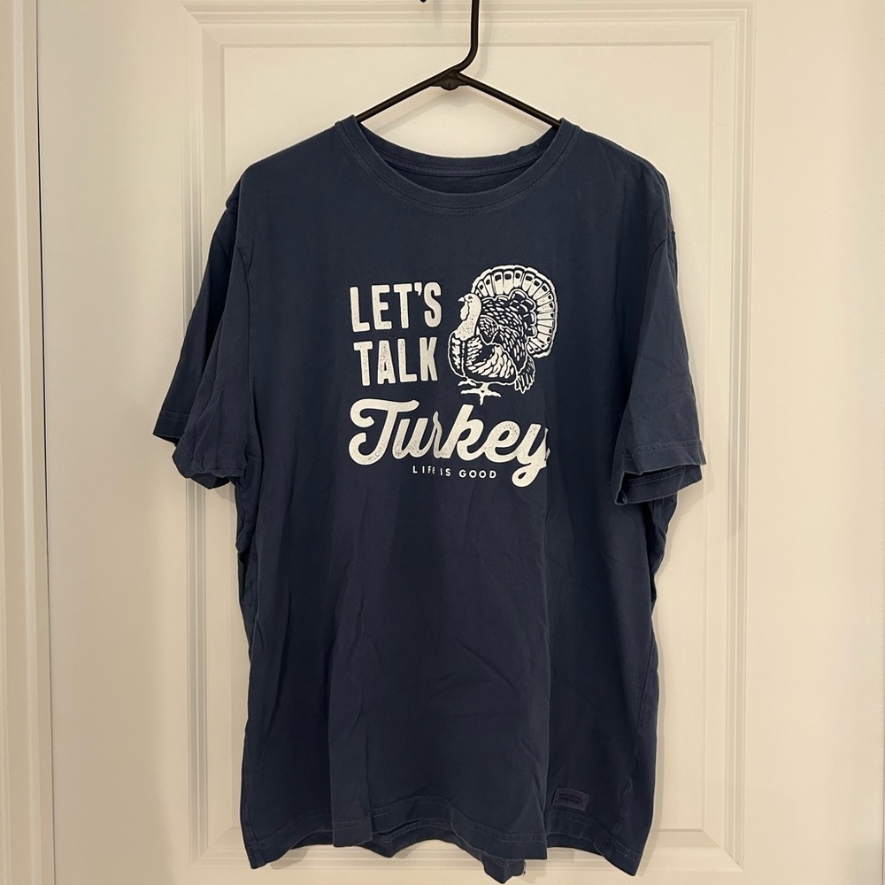 Life is Good Men's Blue Graphic T-Shirt